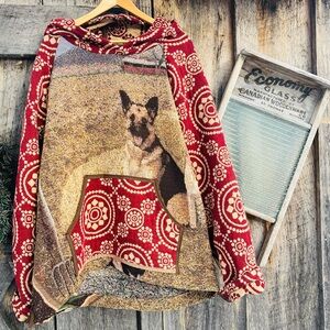 Handmade German shepherd hoodie